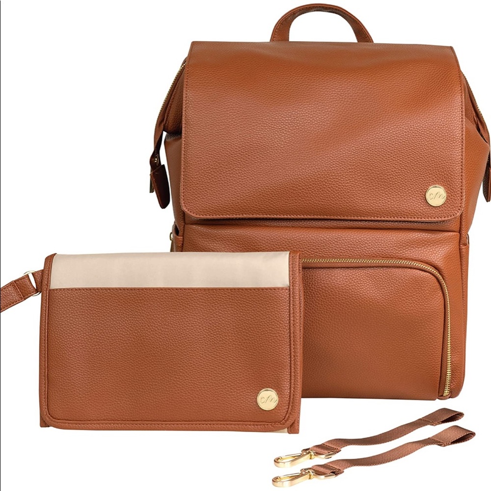 NWT Lily Diaper Bag Backpack | Color Cognac
